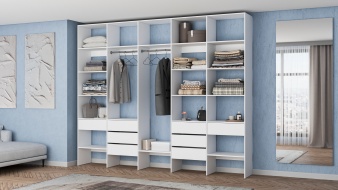 Стеллаж для одежды Мирта 72 BMS из ЛДСП