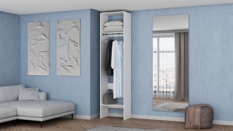 Стеллаж для одежды Мирта 28 BMS из ЛДСП