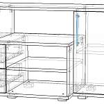 Схема сборки Тумба под ТВ Лидер-6 BMS