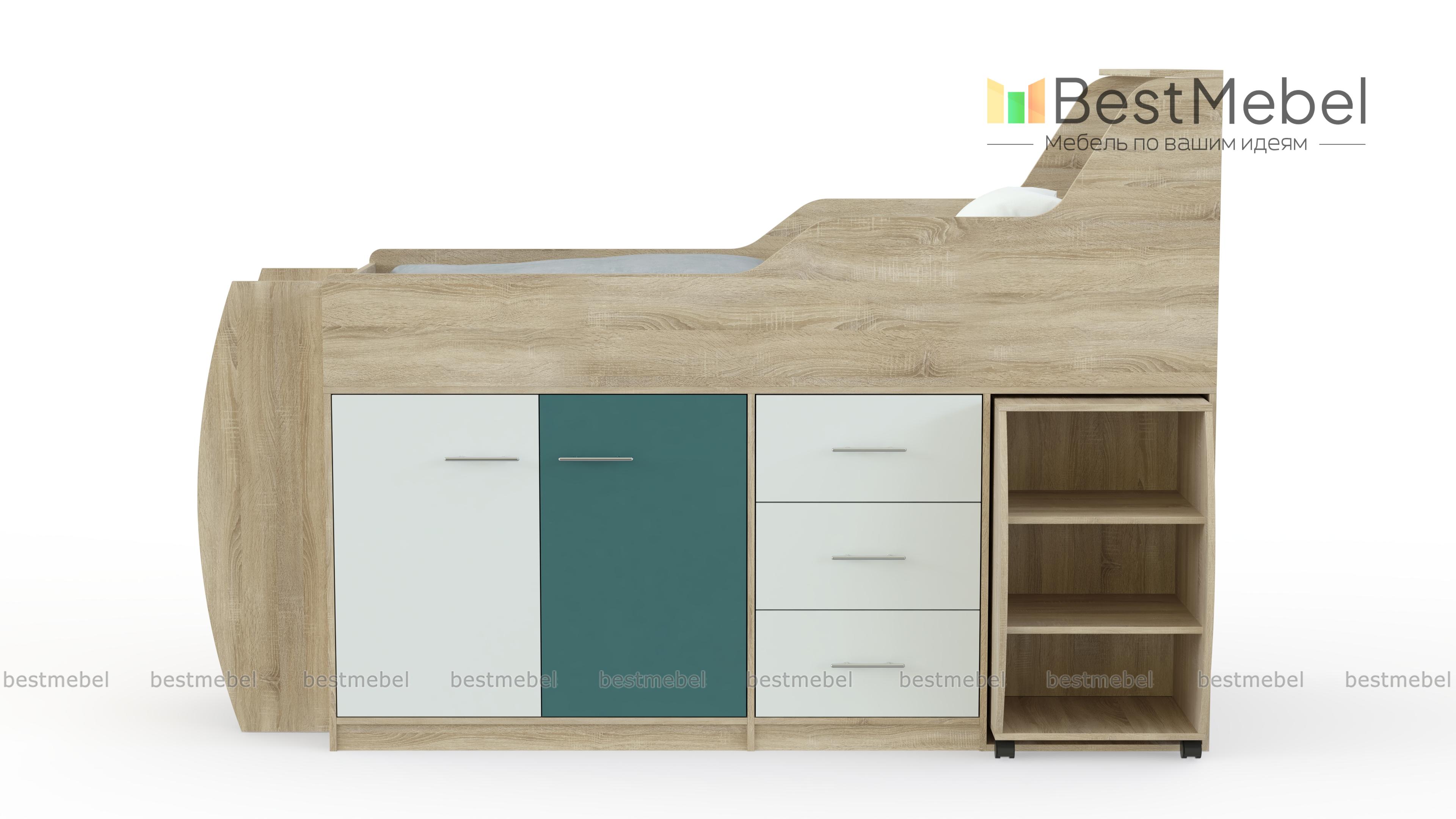 Кровать-чердак Минимакс BMS - Фото