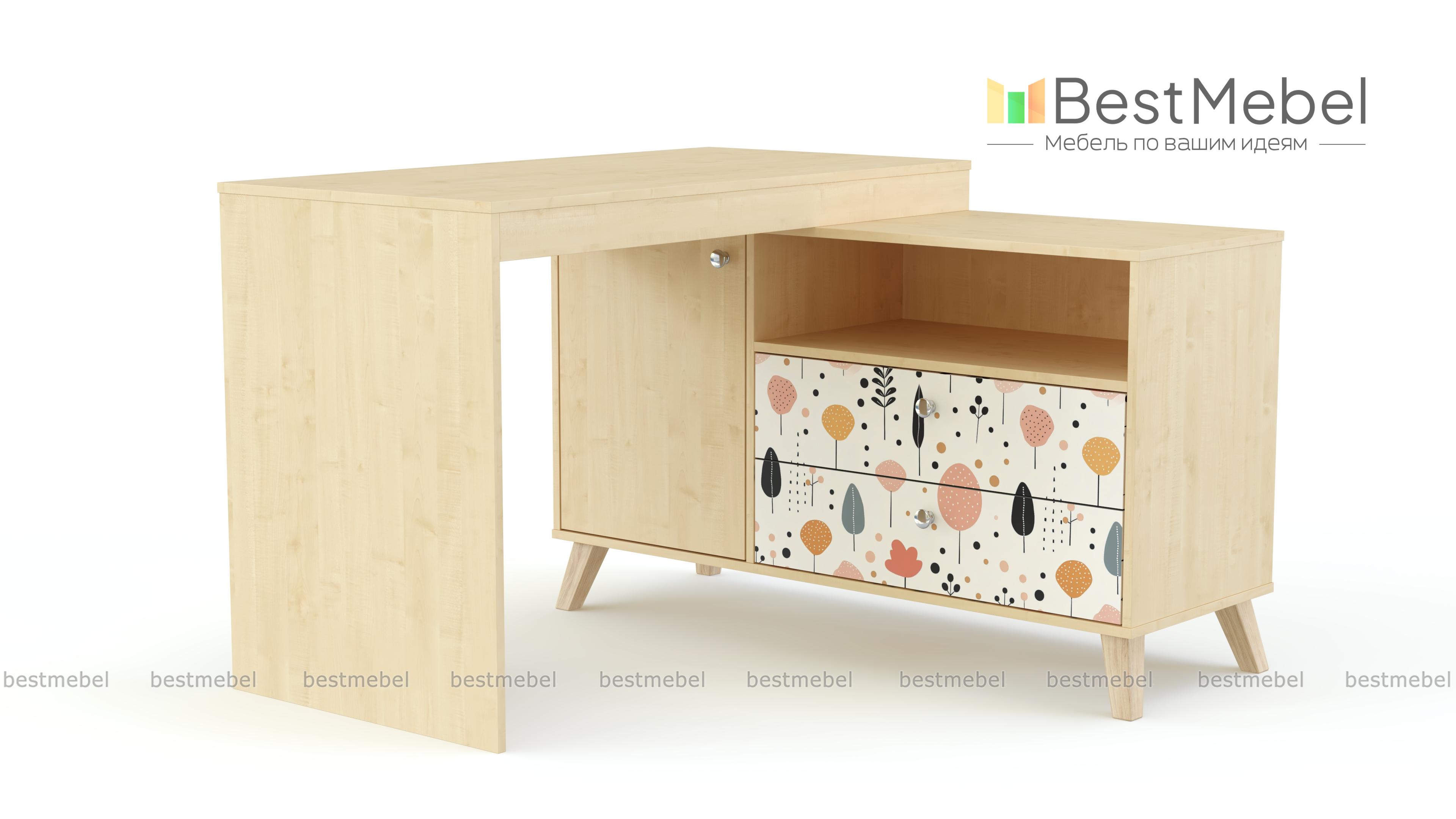 Стол письменный Эльза 1 BMS - Фото