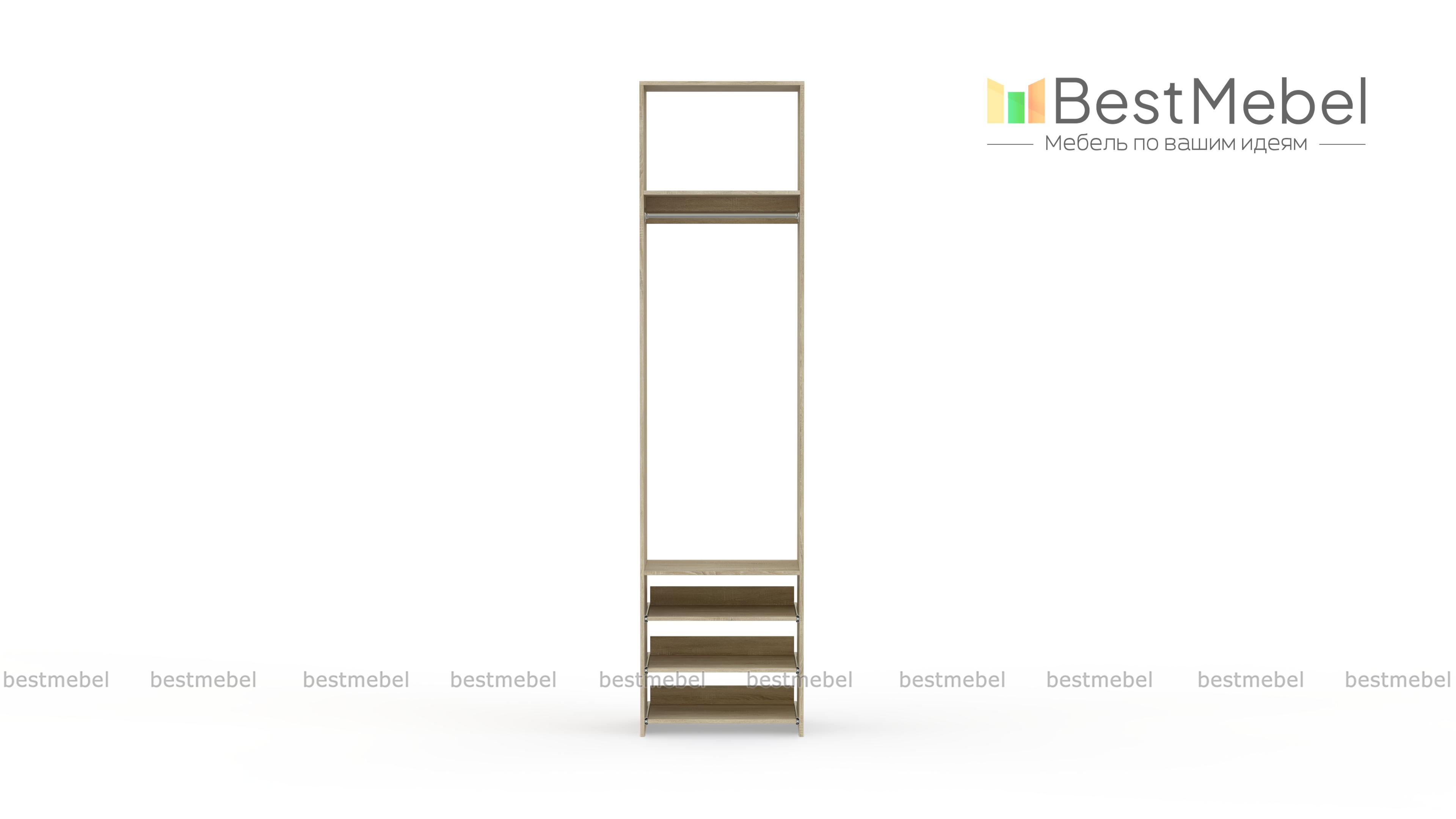 Стеллаж для одежды Мирта 78 BMS - Фото