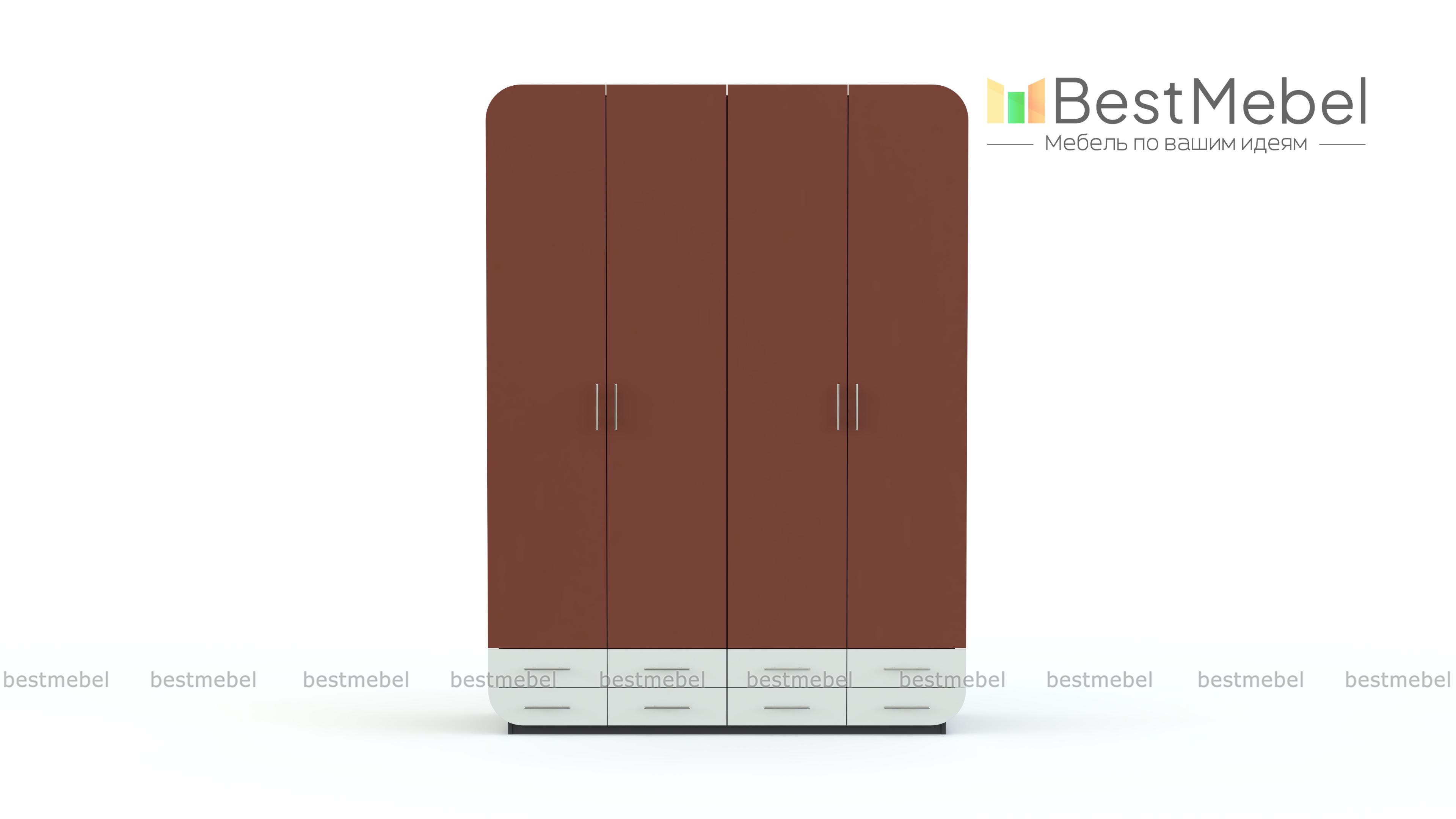 Распашной шкаф Модерно 19.1 BMS - Фото