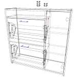 Тумба для обуви Вивьен 12 BMS