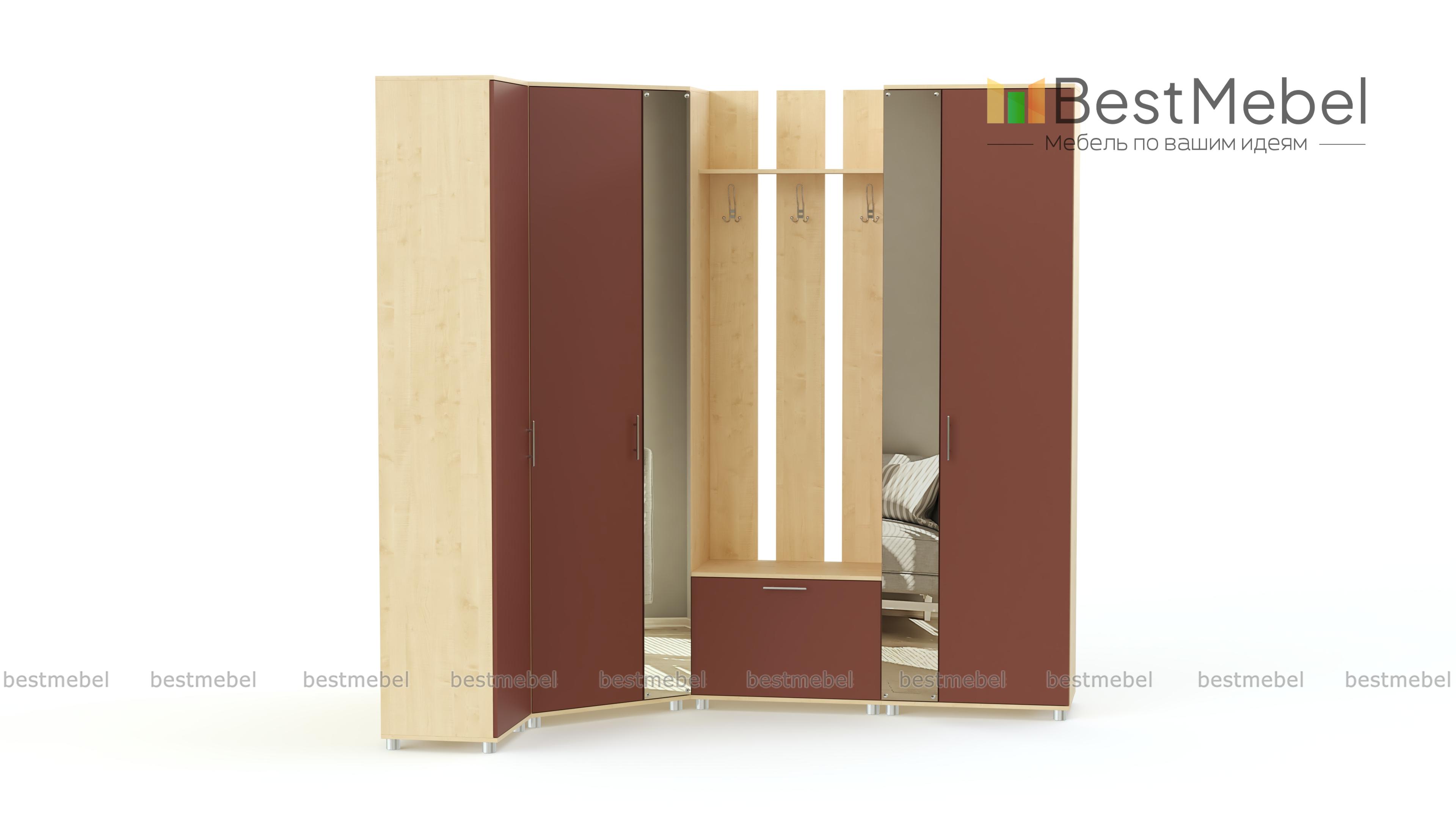 Угловая прихожая А37 BMS - Фото