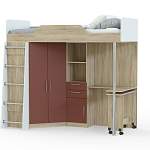 Кровать-чердак со столом Ника 427 BMS - Фото 4