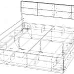 Чертеж Кровать Вирджиния 2 BMS