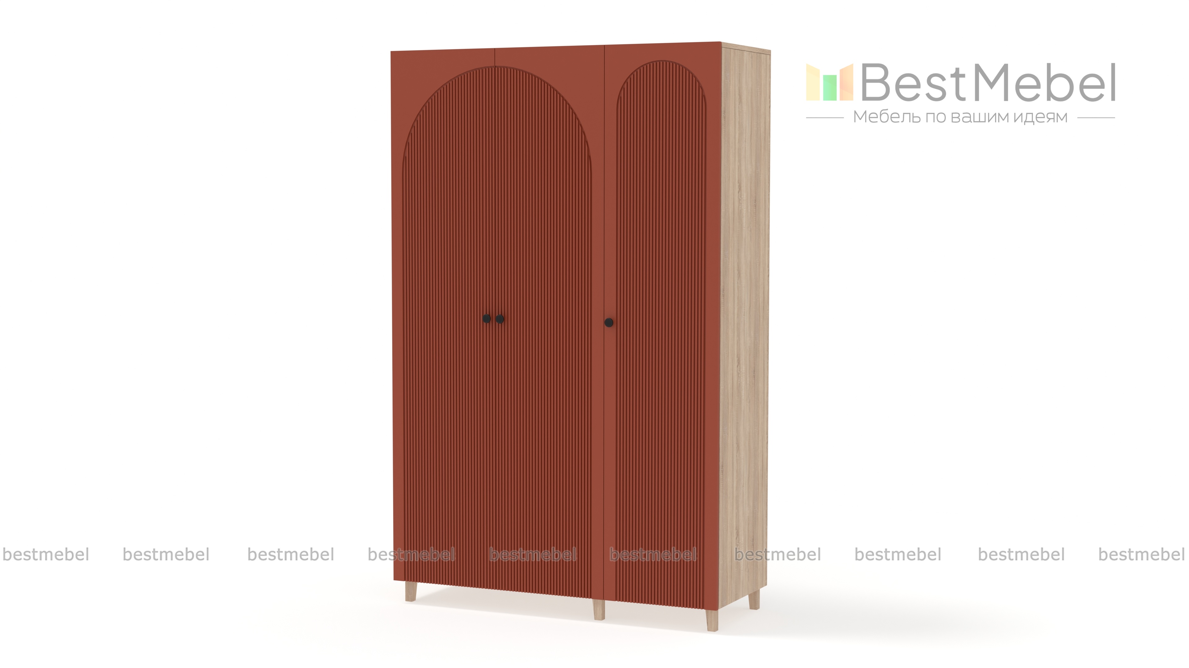 Шкаф распашной Вивьен 6 BMS