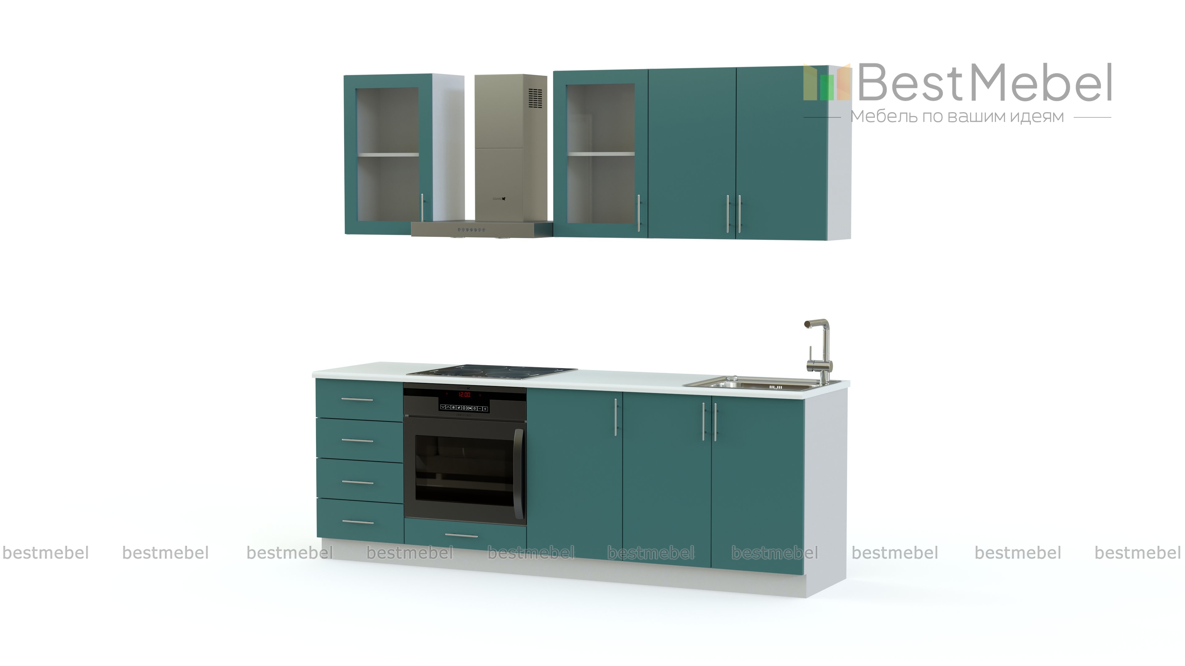 Кухонный гарнитур Лилия 2.3 м BMS