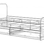 Схема сборки Кровать детская с ящиками Эмма BMS