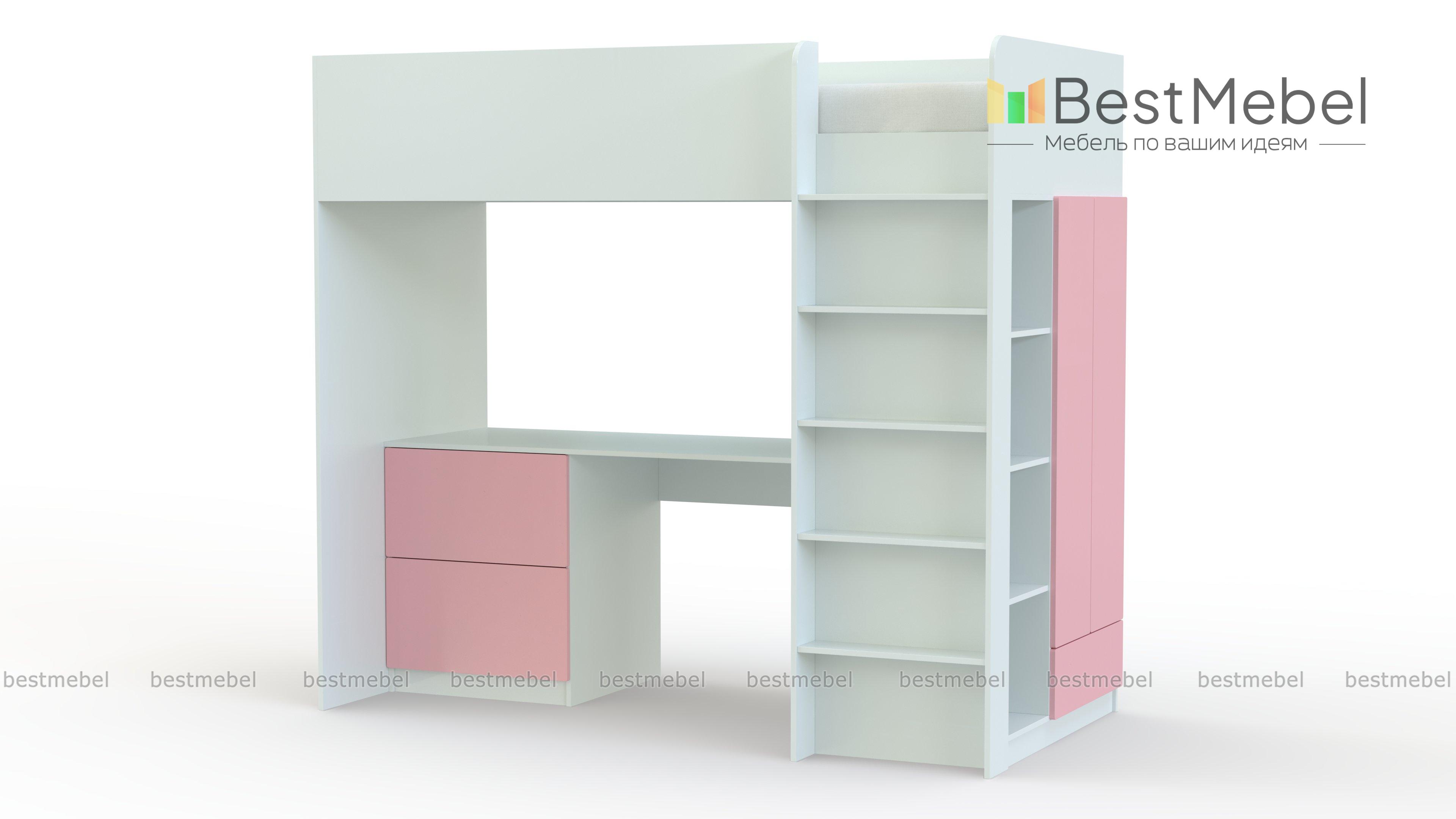 Кровать-чердак Смостад Smastad 2 - Фото