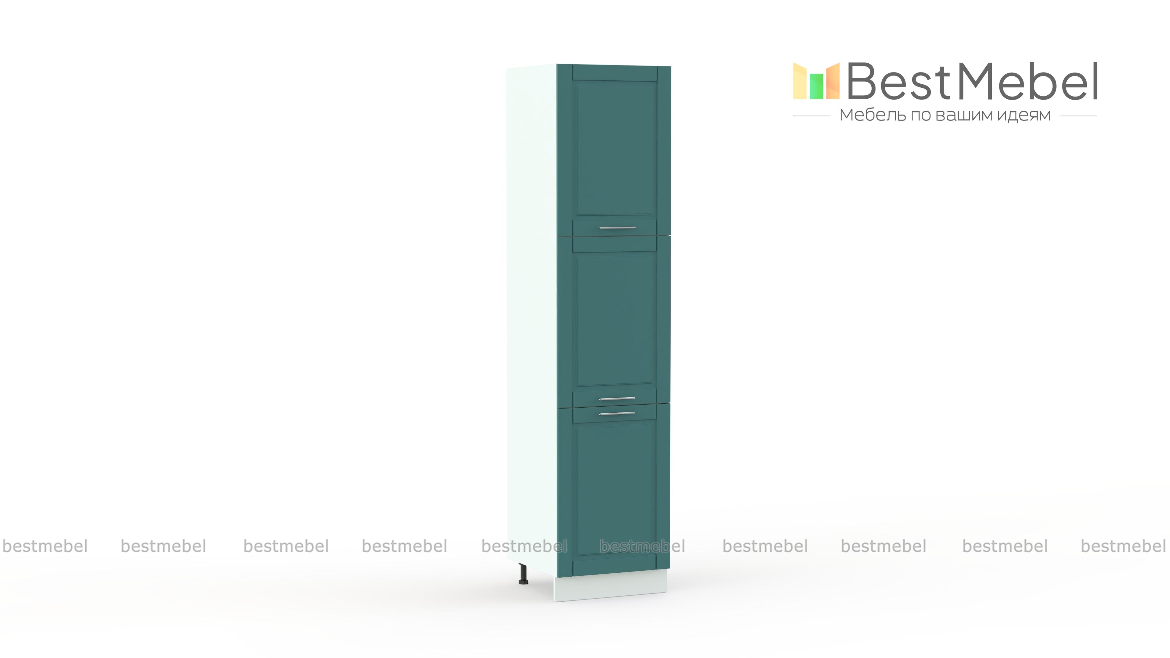 Шкаф-пенал 3 двери Палермо BMS - Фото