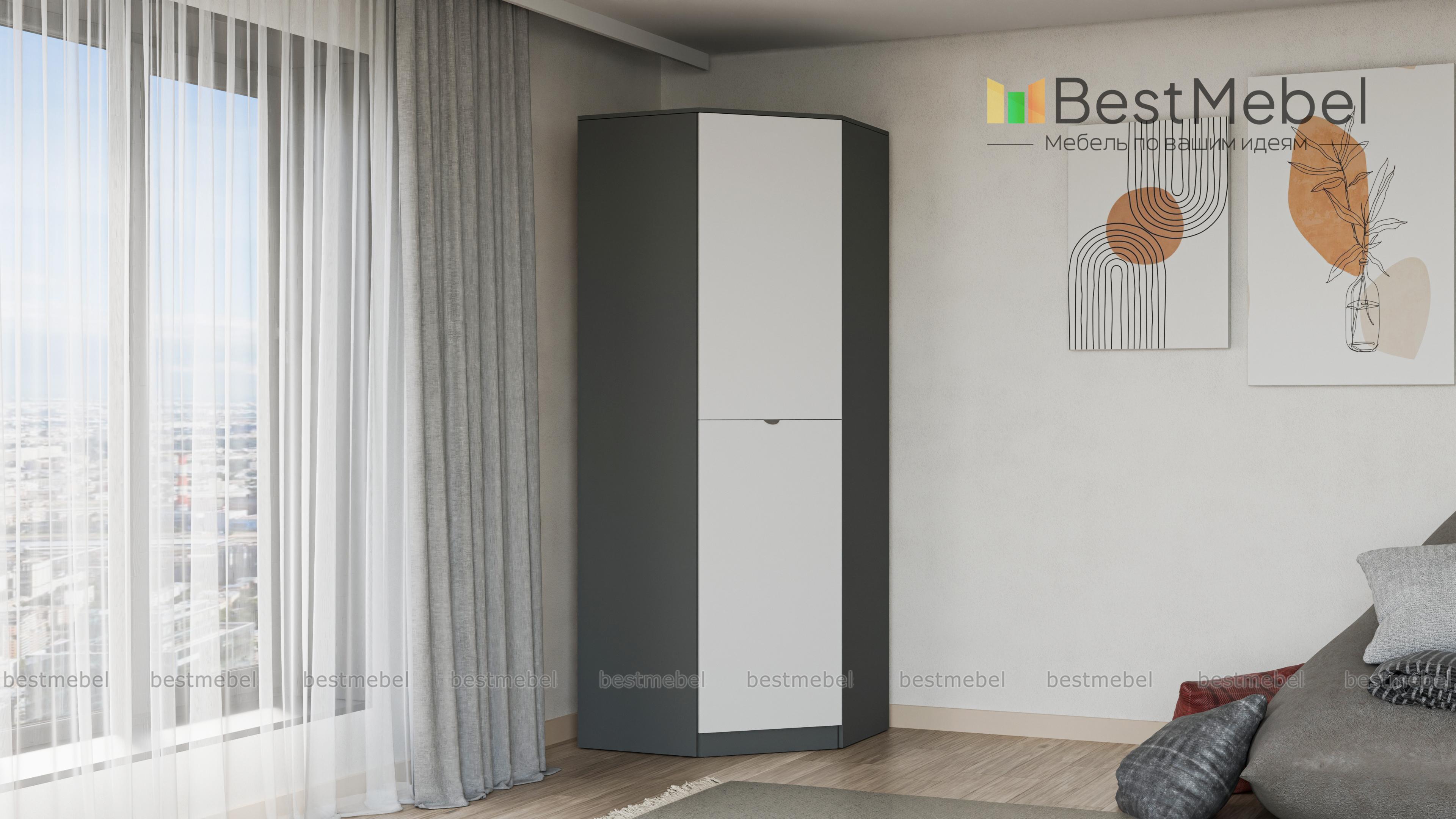 Шкаф угловой Uno BMS - Фото