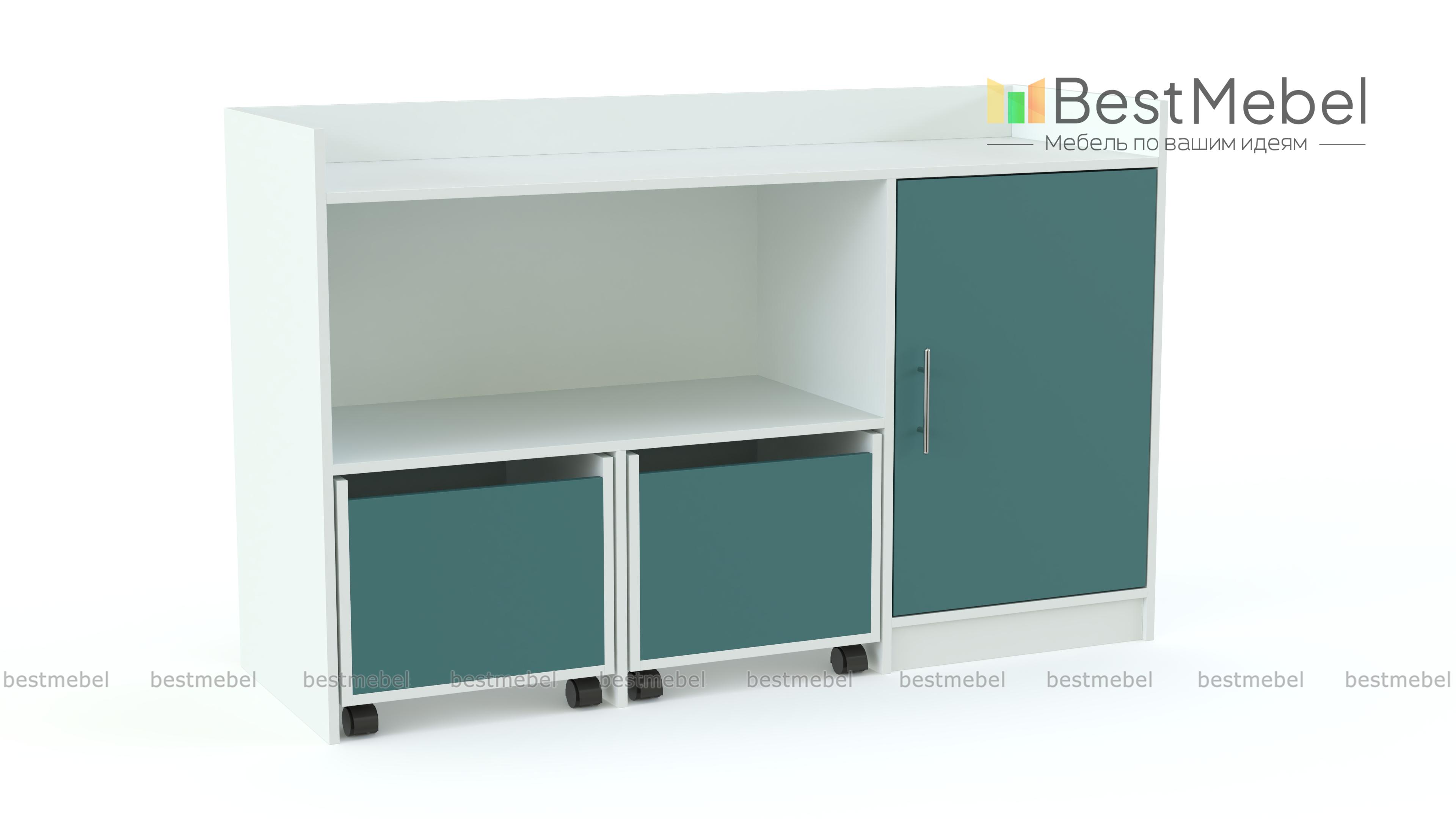 Ящик для игрушек на колесах №3 BMS - Фото