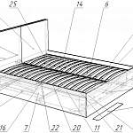 Чертеж Кровать Mon BMS