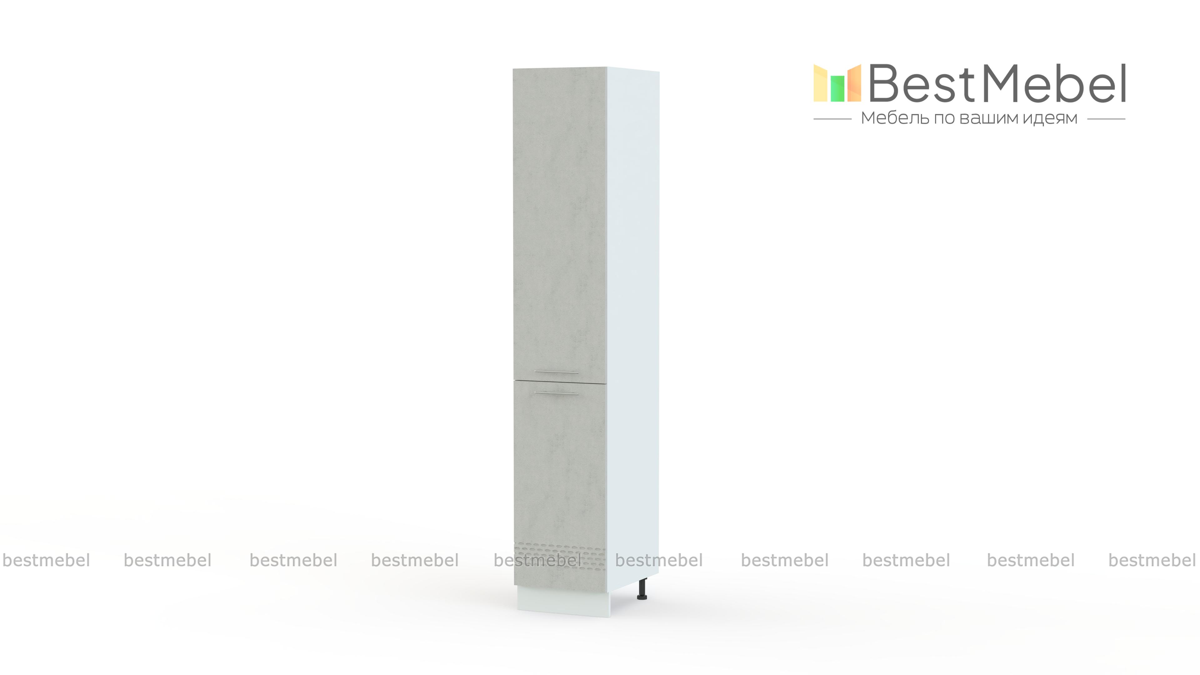 Шкаф верхний пенал Капля 400 BMS - Фото