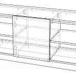 Чертеж Тумба под ТВ Фрей 12 BMS