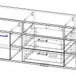 Схема сборки Тумба под ТВ Лада-1 BMS