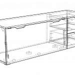 Чертеж Тумба ТВ Ассенс BMS