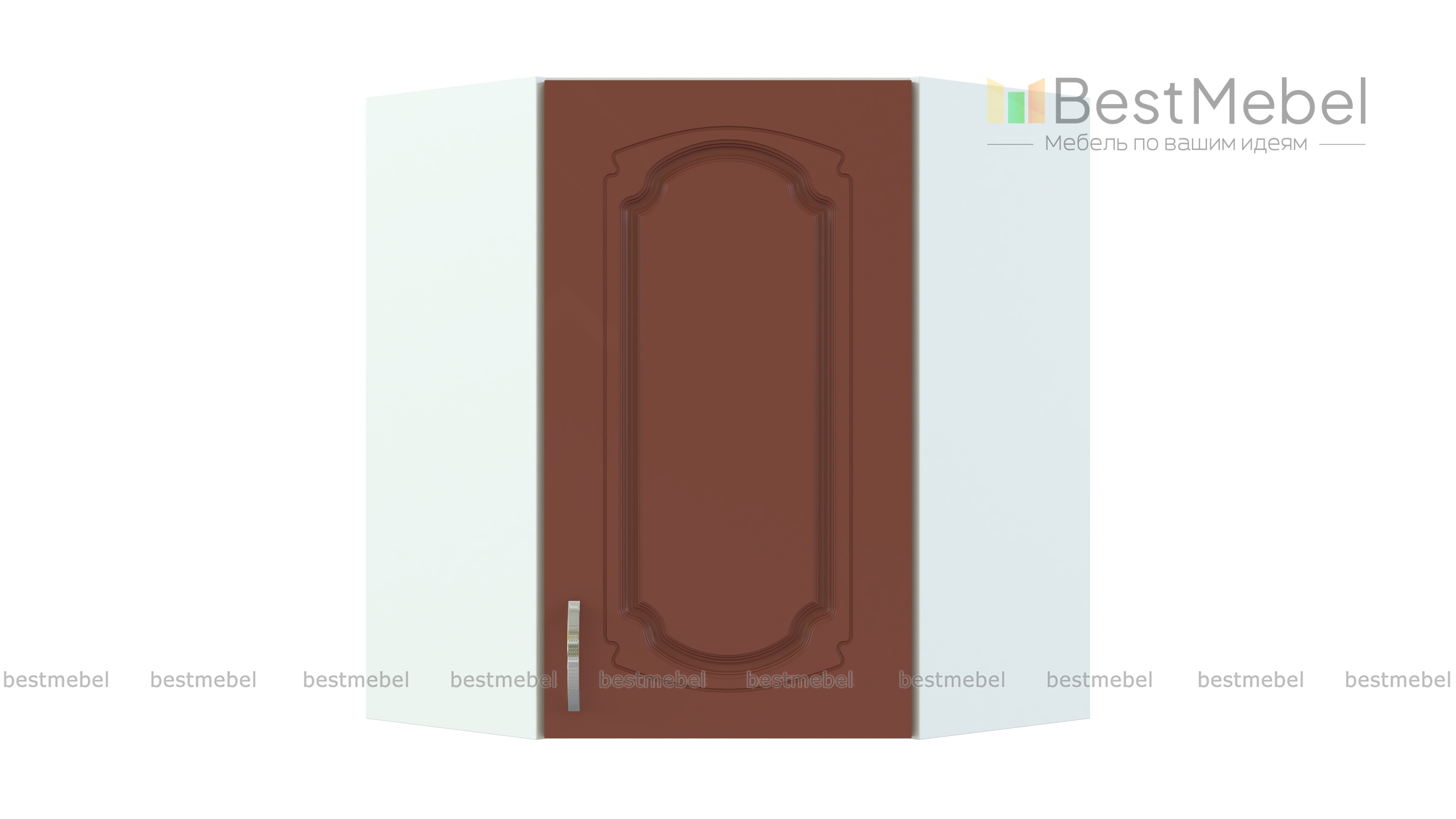 Шкаф верхний угловой Настя BMS