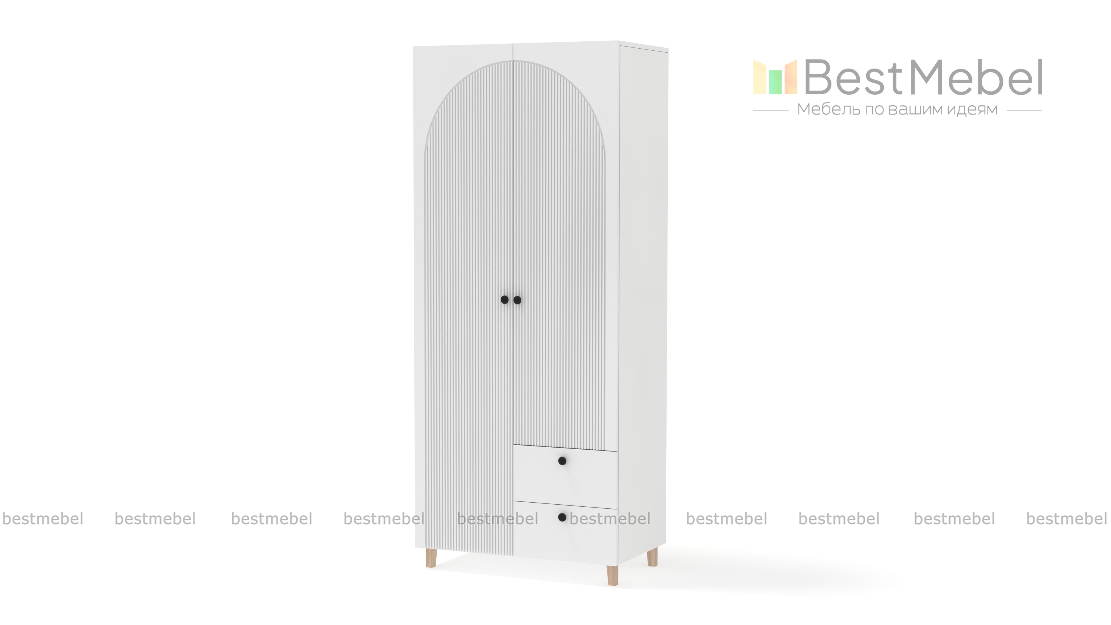 Шкаф распашной Вивьен 3 BMS