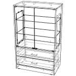 Схема сборки Шкаф-витрина Брима 3 BMS