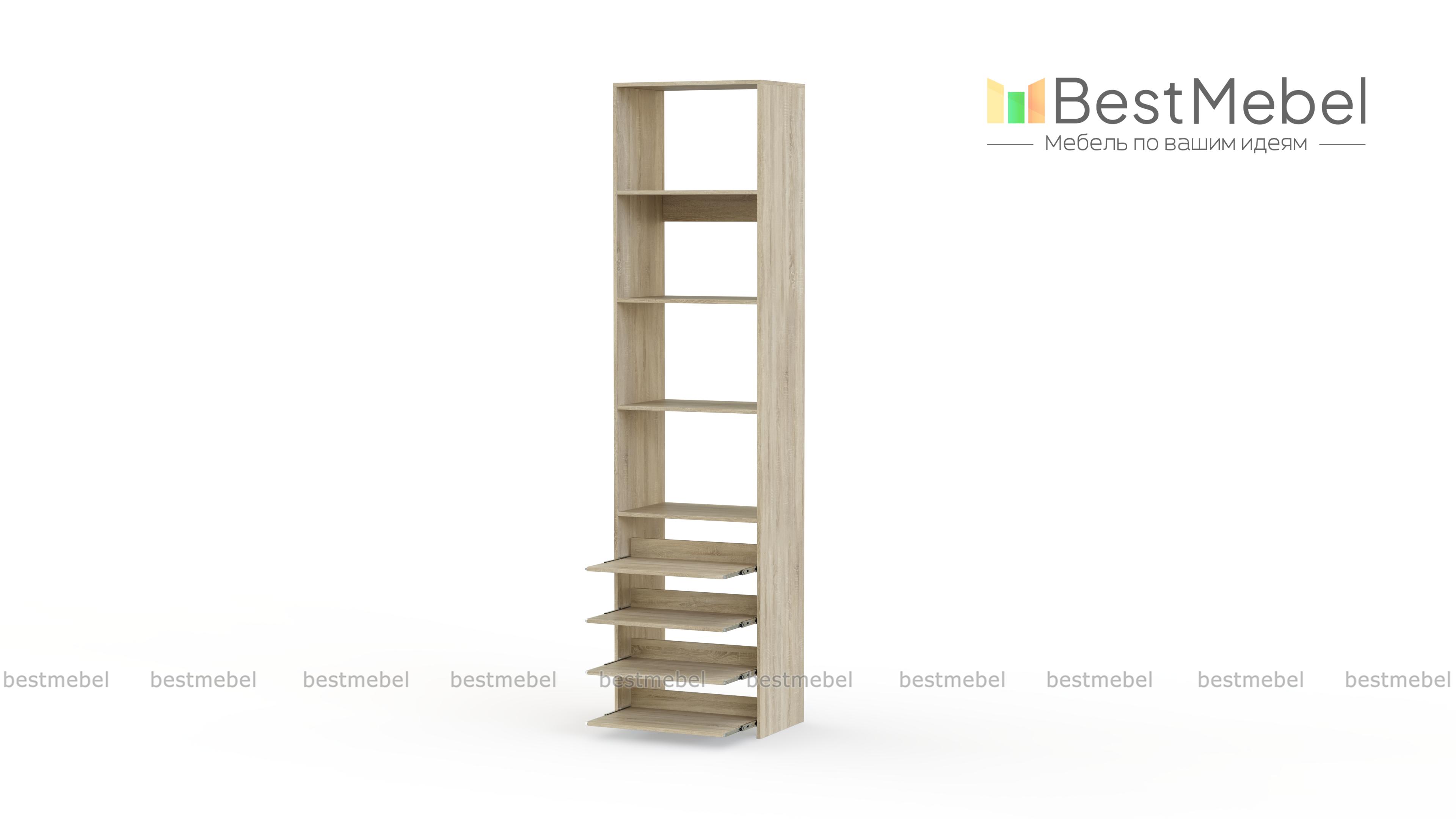 Стеллаж для одежды Мирта 74 BMS - Фото