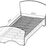 Кровать Соната BMS