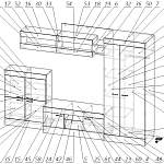 Гостиная мебель Веста BMS