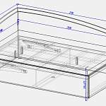 Кровать-тахта угловая Спейн-1 BMS
