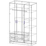 ШКАФ 3.2 Шатурский BMS (Платье - Белье)